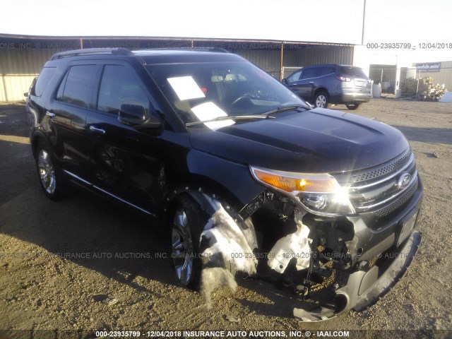 1FM5K7F89DGA87864 - 2013 FORD EXPLORER LIMITED BLACK photo 1