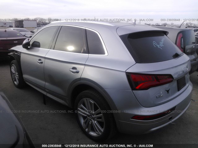 WA1BNAFYXJ2085734 - 2018 AUDI Q5 PREMIUM PLUS SILVER photo 3