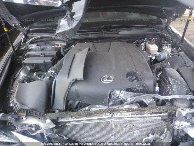 JTHBF1D26F5047634 - 2015 LEXUS IS 250 GRAY photo 10