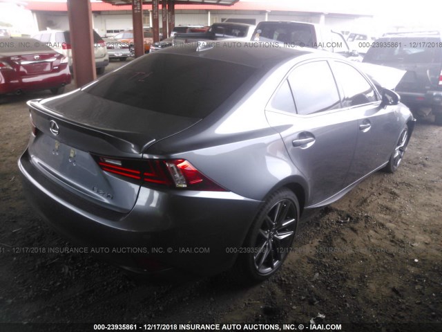 JTHBF1D26F5047634 - 2015 LEXUS IS 250 GRAY photo 4