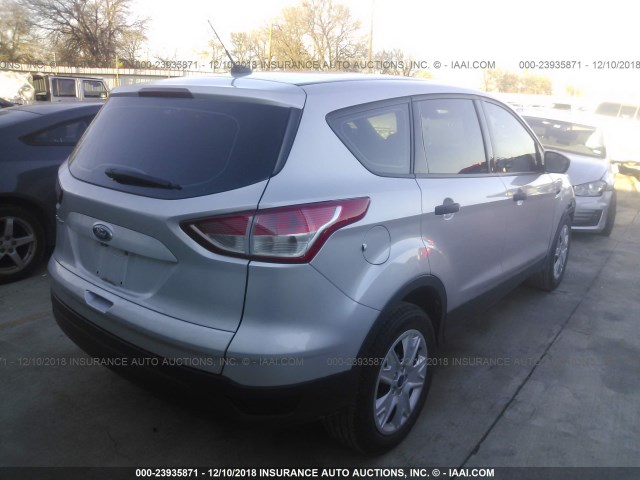 1FMCU0F74GUA97515 - 2016 FORD ESCAPE S SILVER photo 4