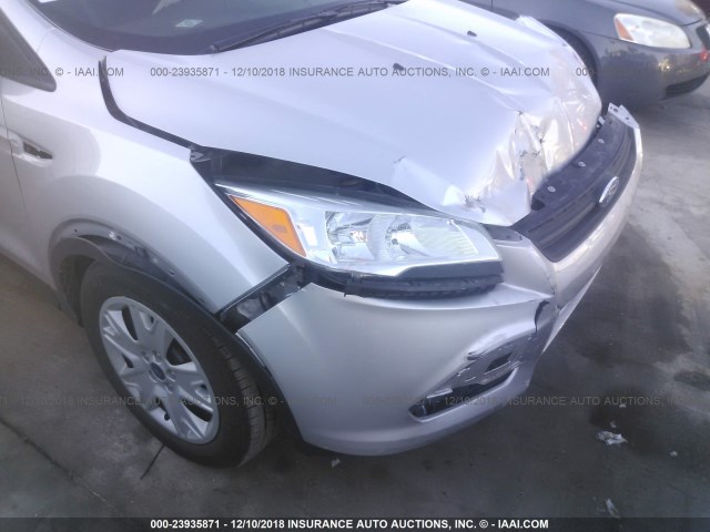 1FMCU0F74GUA97515 - 2016 FORD ESCAPE S SILVER photo 6