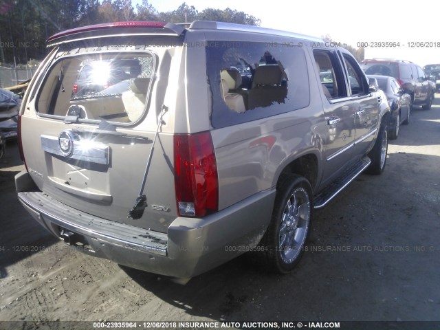 1GYFK66857R192214 - 2007 CADILLAC ESCALADE ESV GOLD photo 4