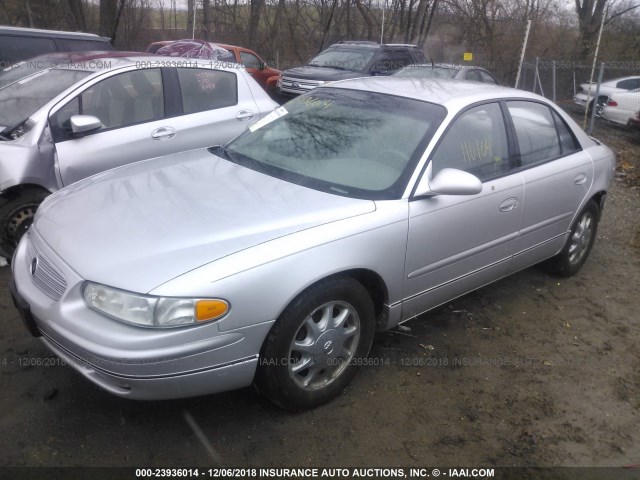 2G4WB55K441363290 - 2004 BUICK REGAL LS SILVER photo 2