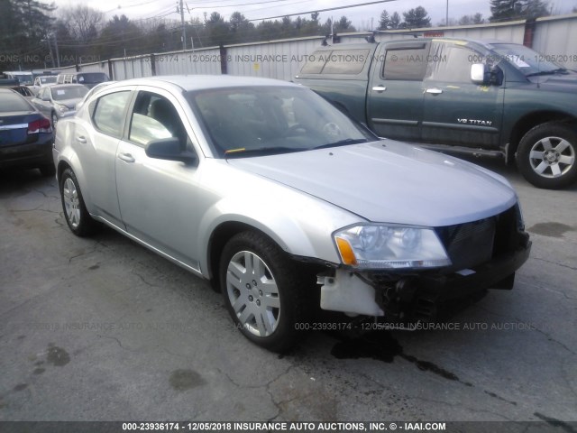 1B3BD4FBXBN537463 - 2011 DODGE AVENGER EXPRESS SILVER photo 1