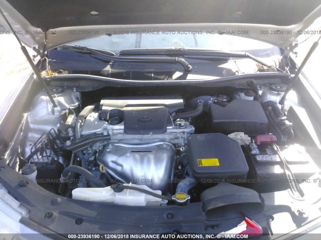 4T1BF1FK2EU760271 - 2014 TOYOTA CAMRY L/SE/LE/XLE 银色 照片 10