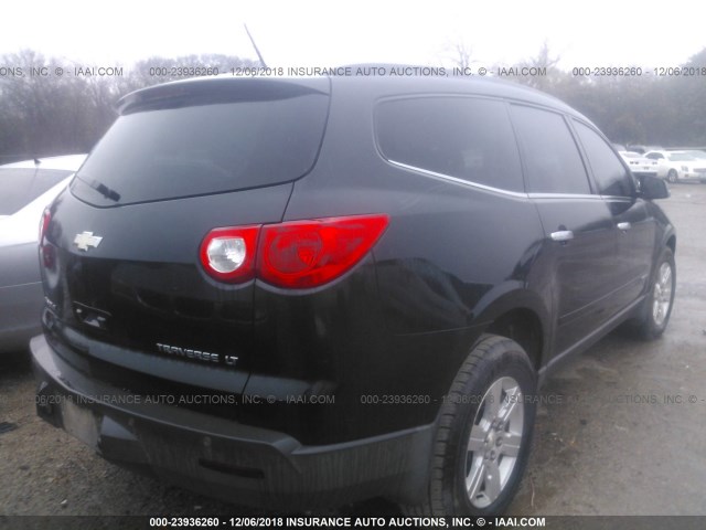 1GNER23D99S122192 - 2009 CHEVROLET TRAVERSE LT BLACK photo 4