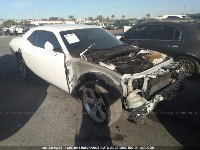 2C3CDYAG5CH176235 - 2012 DODGE CHALLENGER SXT WHITE photo 1