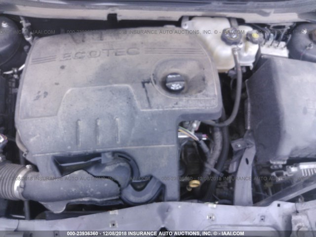 1G1ZC5E09CF322277 - 2012 CHEVROLET MALIBU 1LT GRAY photo 10