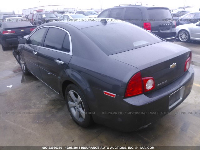 1G1ZC5E09CF322277 - 2012 CHEVROLET MALIBU 1LT GRAY photo 3