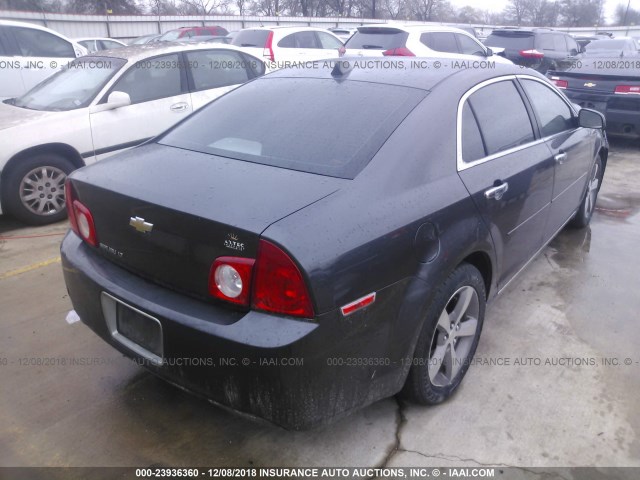 1G1ZC5E09CF322277 - 2012 CHEVROLET MALIBU 1LT GRAY photo 4