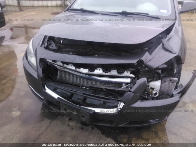 1G1ZC5E09CF322277 - 2012 CHEVROLET MALIBU 1LT GRAY photo 6