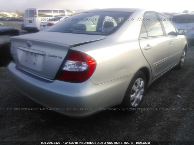 4T1BE32K03U728128 - 2003 TOYOTA CAMRY LE/XLE/SE SILVER photo 6