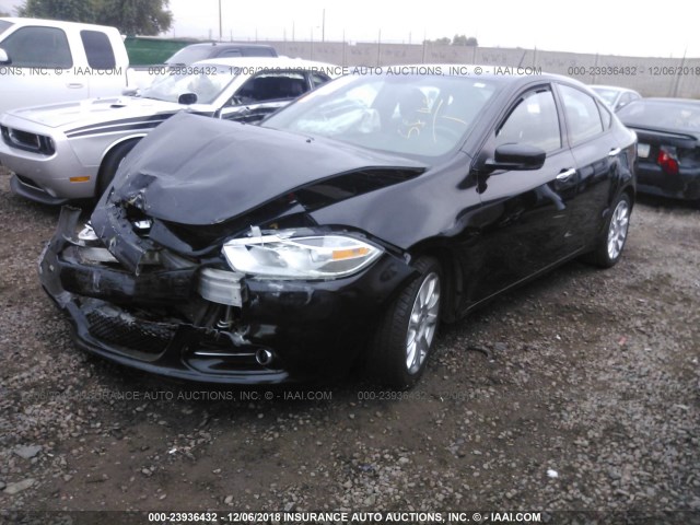 1C3CDFCA9DD293487 - 2013 DODGE DART LIMITED/R/T BLACK photo 2