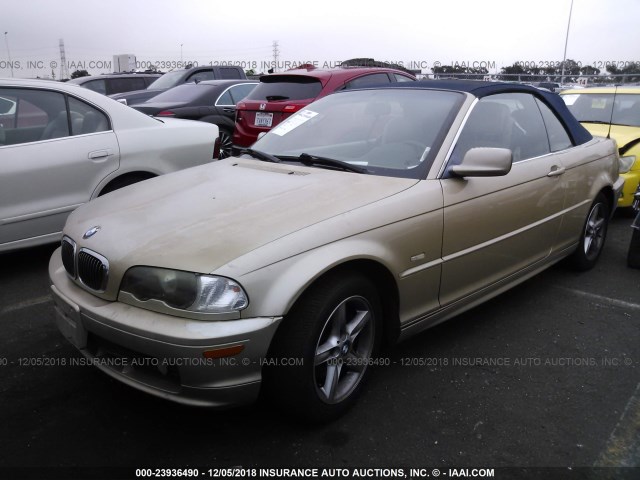 WBABR3349YEK96274 - 2000 BMW 323 CI GOLD photo 2