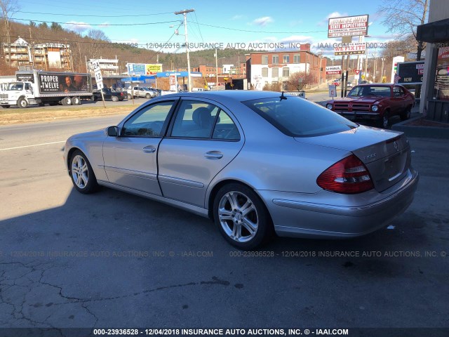 WDBUF83J75X177497 - 2005 MERCEDES-BENZ E SILVER photo 3