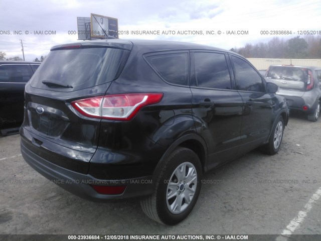 1FMCU0F76DUA98130 - 2013 FORD ESCAPE S BLACK photo 4