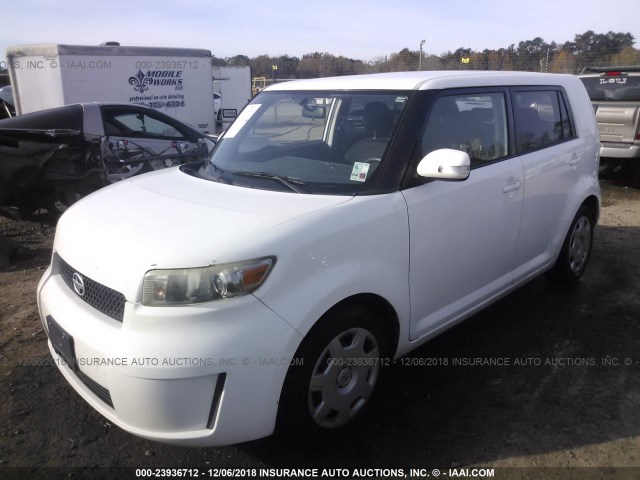JTLKE50E881047676 - 2008 TOYOTA SCION XB 白色 照片 2