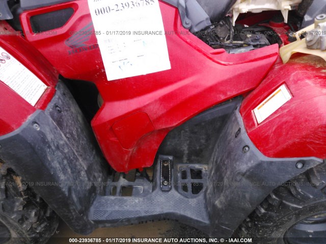 1HFTE3904F4100662 - 2015 HONDA TRX420 TM RED photo 9