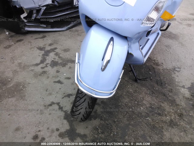 ZAPMA39L4J5100277 - 2018 VESPA GTS 300 SUPER Light Blue photo 5