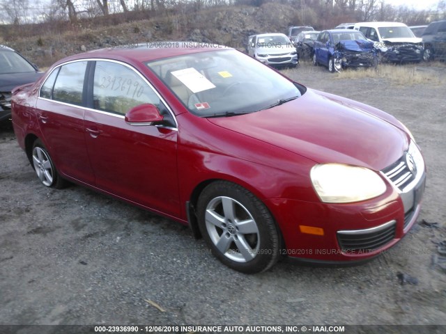 3VWRZ71K08M024973 - 2008 VOLKSWAGEN JETTA SE/SEL RED photo 1