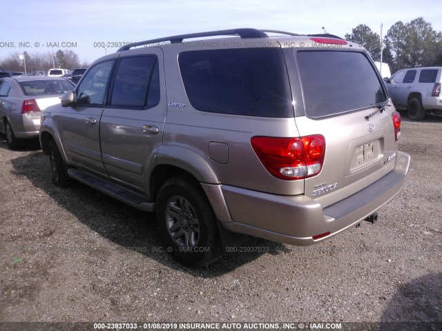 5TDBT48A45S248020 - 2005 TOYOTA SEQUOIA LIMITED Champagne photo 3
