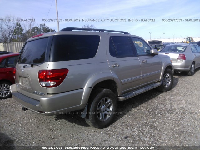 5TDBT48A45S248020 - 2005 TOYOTA SEQUOIA LIMITED Champagne photo 4