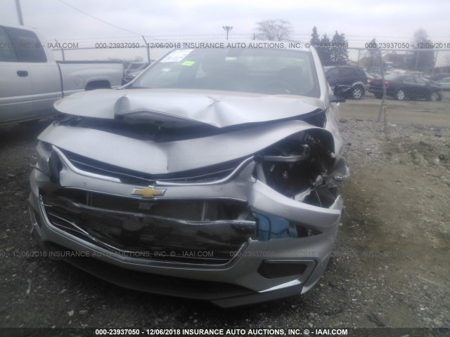 1G1ZB5ST3GF272595 - 2016 CHEVROLET MALIBU LS 银色 照片 6