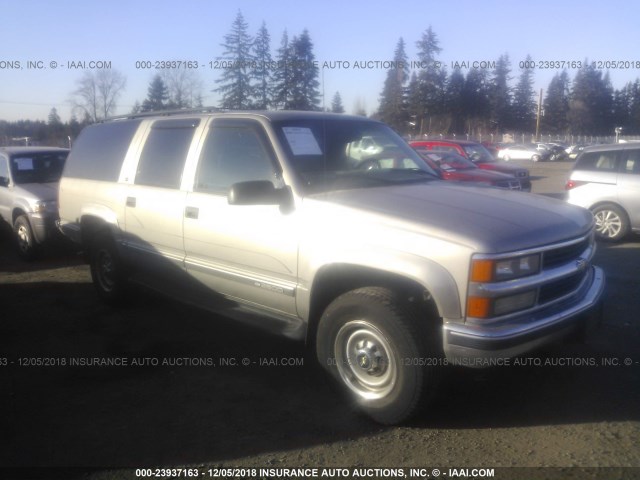 1GNGK26J4XJ492760 - 1999 CHEVROLET SUBURBAN K2500 TAN photo 1