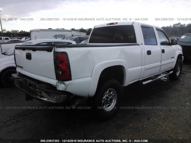 1GCHC23U26F169107 - 2006 CHEVROLET SILVERADO C2500 HEAVY DUTY WHITE photo 4