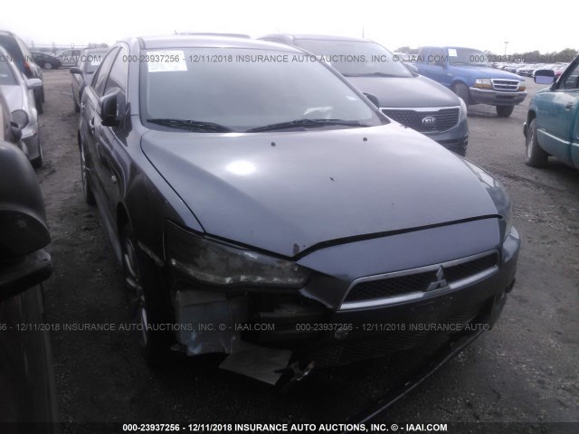 JA32U8FW8BU035452 - 2011 MITSUBISHI LANCER GTS GRAY photo 1