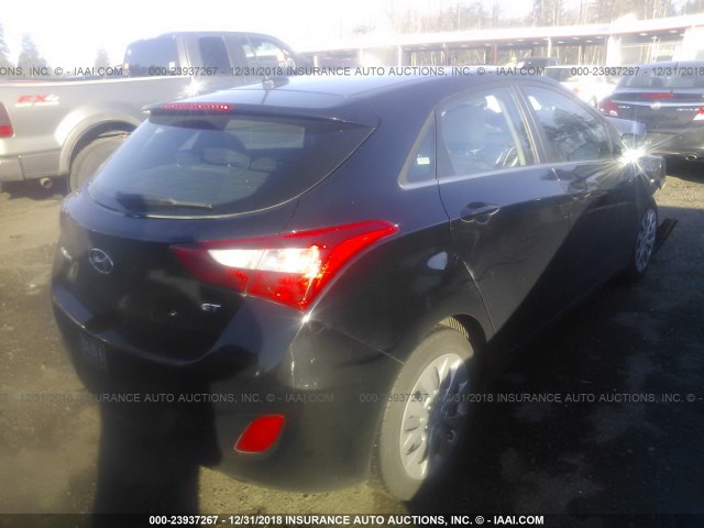 KMHD35LH2GU325979 - 2016 HYUNDAI ELANTRA GT BLACK photo 4