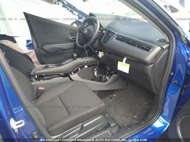 3CZRU5H53JM714531 - 2018 HONDA HR-V EX BLUE photo 5