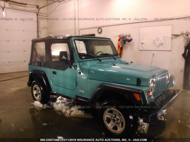 1J4FY29P7VP413749 - 1997 JEEP WRANGLER / TJ  BLUE photo 1