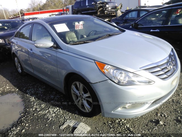 5NPEC4AC2CH355918 - 2012 HYUNDAI SONATA SE/LIMITED SILVER photo 1