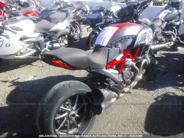 ZDM13BLW0CB005901 - 2012 DUCATI DIAVEL RED photo 4