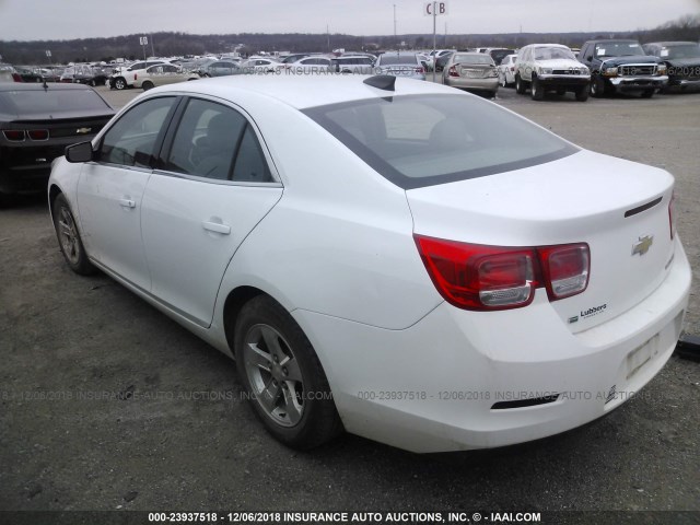 1G11B5SL2FF135031 - 2015 CHEVROLET MALIBU LS WHITE photo 3