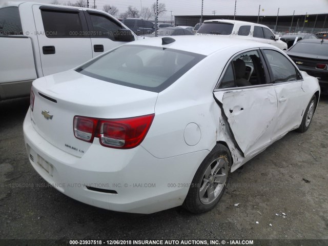 1G11B5SL2FF135031 - 2015 CHEVROLET MALIBU LS WHITE photo 4