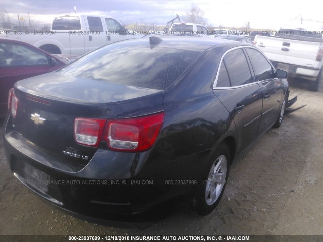 1G11B5SL8FF273740 - 2015 CHEVROLET MALIBU LS შავი ფოტო 4