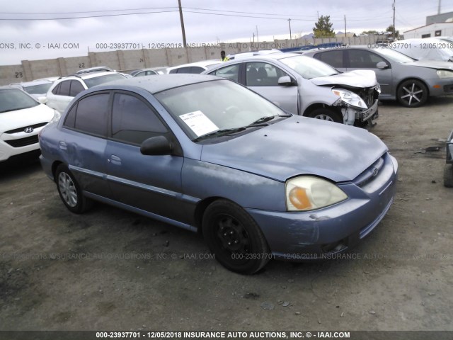 KNADC125136276211 - 2003 KIA RIO BLUE photo 1