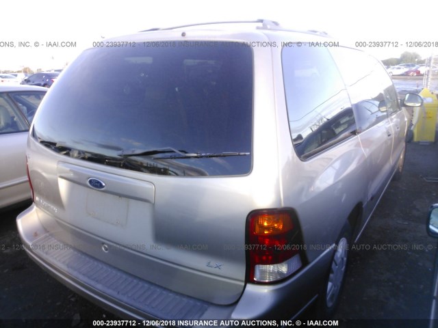 2FMZA514X3BA13940 - 2003 FORD WINDSTAR LX TAN photo 4