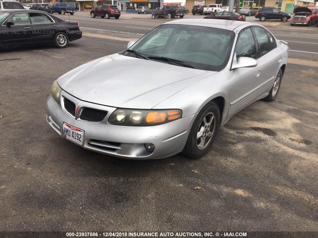 1G2HX54K124139416 - 2002 PONTIAC BONNEVILLE SE SILVER photo 2