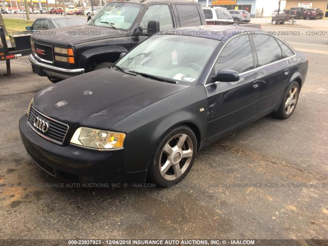 WAULD64B34N033368 - 2004 AUDI A6 2.7T QUATTRO BLUE photo 2