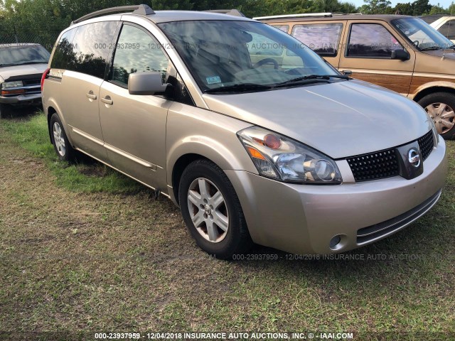 5N1BV28U94N342712 - 2004 NISSAN QUEST S/SE/SL GOLD photo 1