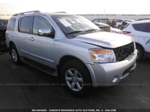 5N1AA0NC3AN607949 - 2010 NISSAN ARMADA SE/TITANIUM/PLATINUM SILVER photo 1