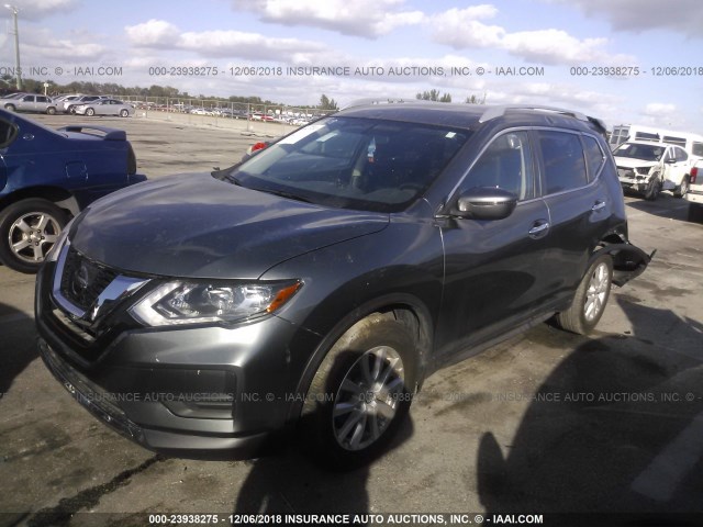 JN8AT2MT6HW151269 - 2017 NISSAN ROGUE S/SL/SV GRAY photo 2