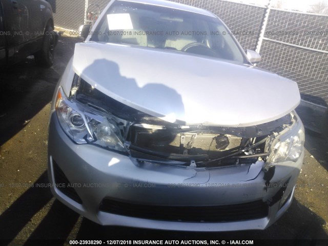 4T1BF1FK2CU021804 - 2012 TOYOTA CAMRY SE/LE/XLE 银色 照片 6