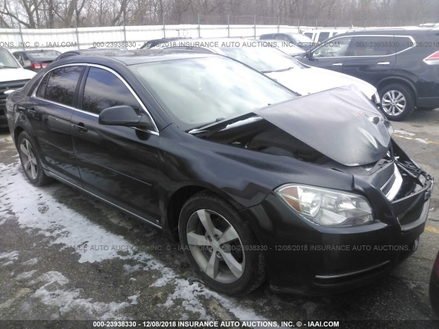 1G1ZJ57B19F108347 - 2009 CHEVROLET MALIBU 2LT BLACK photo 1