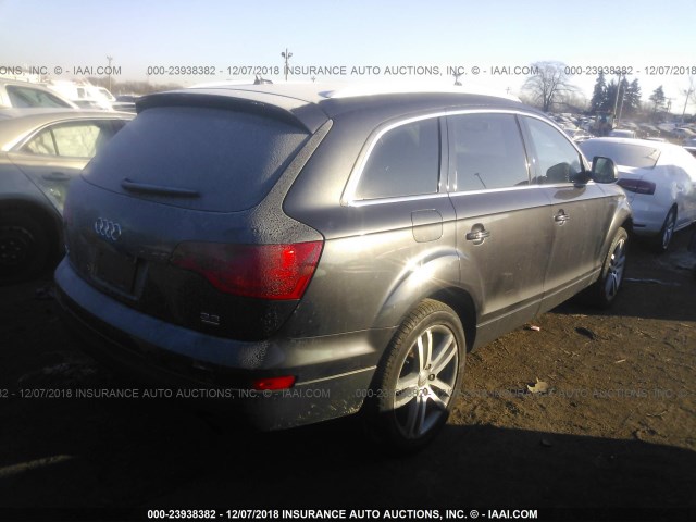 WA1BY74LX7D039965 - 2007 AUDI Q7 3.6 QUATTRO PREMIUM GRAY photo 4