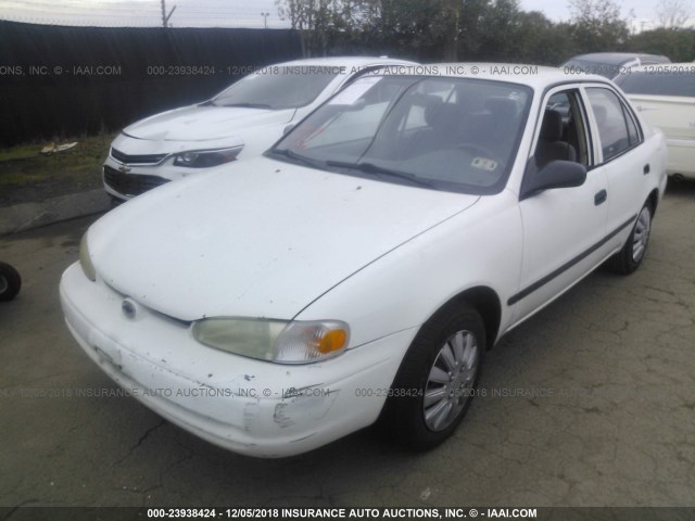 1Y1SK52821Z410844 - 2001 CHEVROLET GEO PRIZM LSI WHITE photo 6